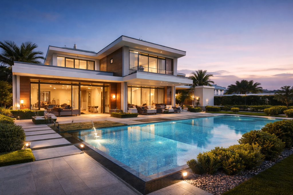 Premium villa in Indore offering spacious living and excellent real estate investment opportunity